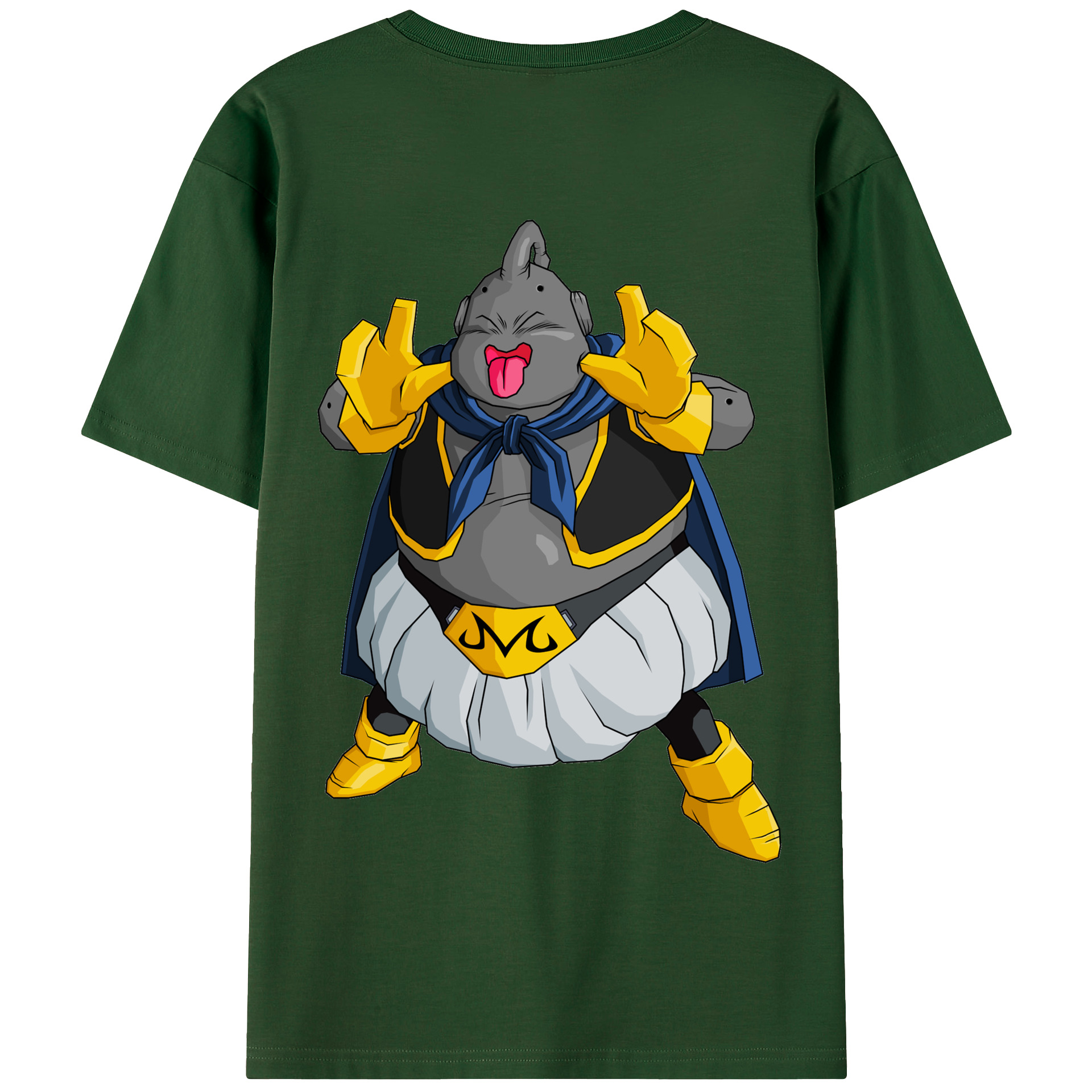 （画像用） ドラゴンボール 魔人ブウ DRAGON BALL Majin Buu 綿100％半袖Tシャツ（背面プリント）